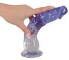 Dildo z przyssawką 22,5 cm Crystal Clear
